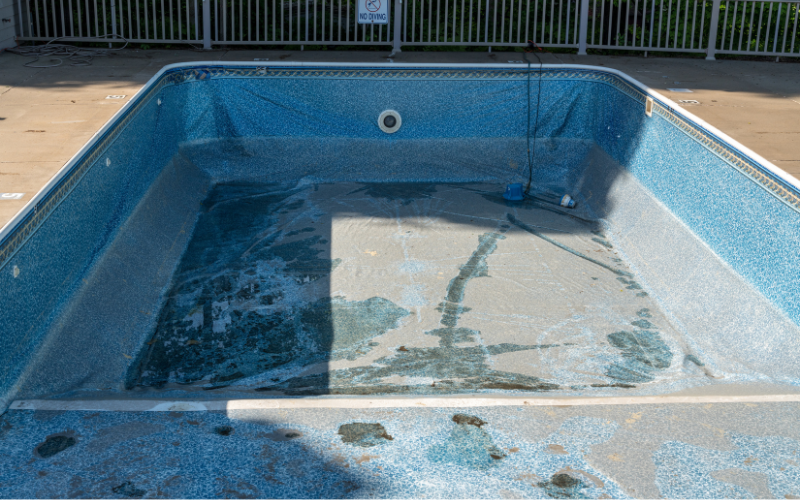 Empty pool removal dfw tx